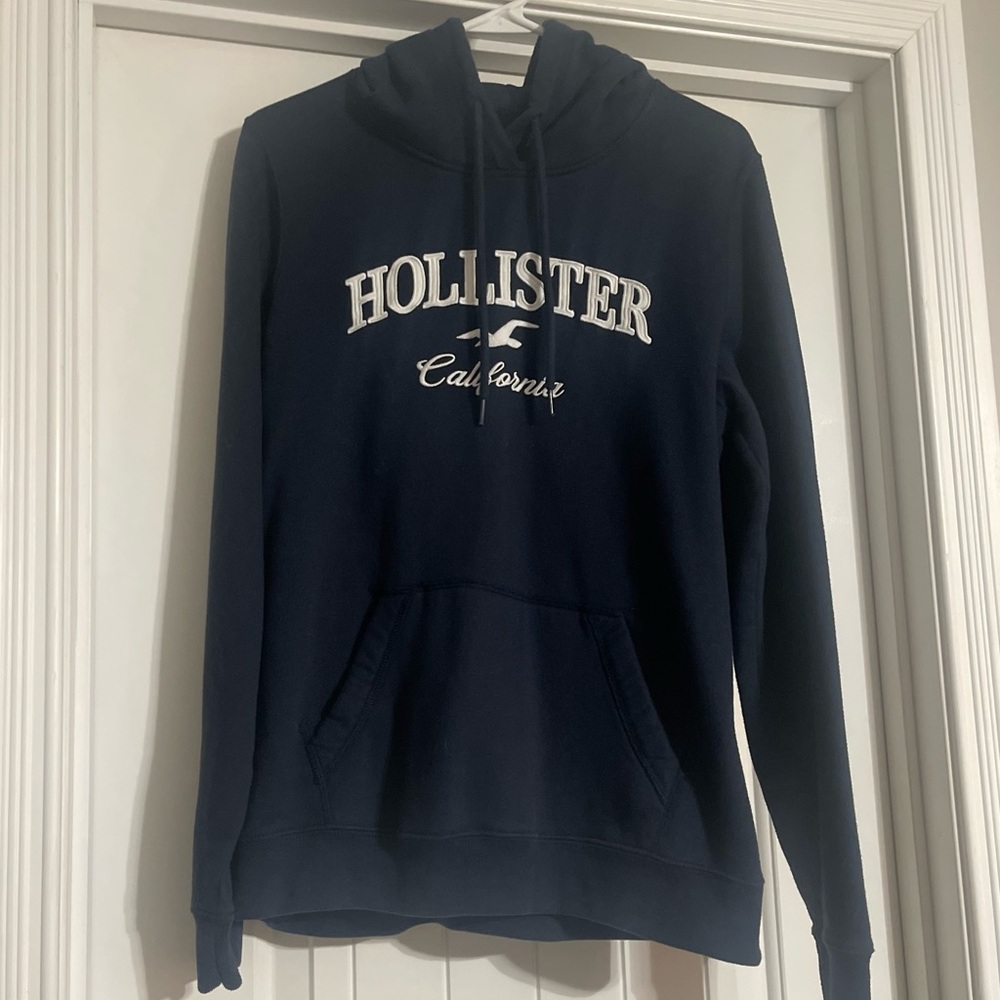 Hollister Blue Sweater with Logo